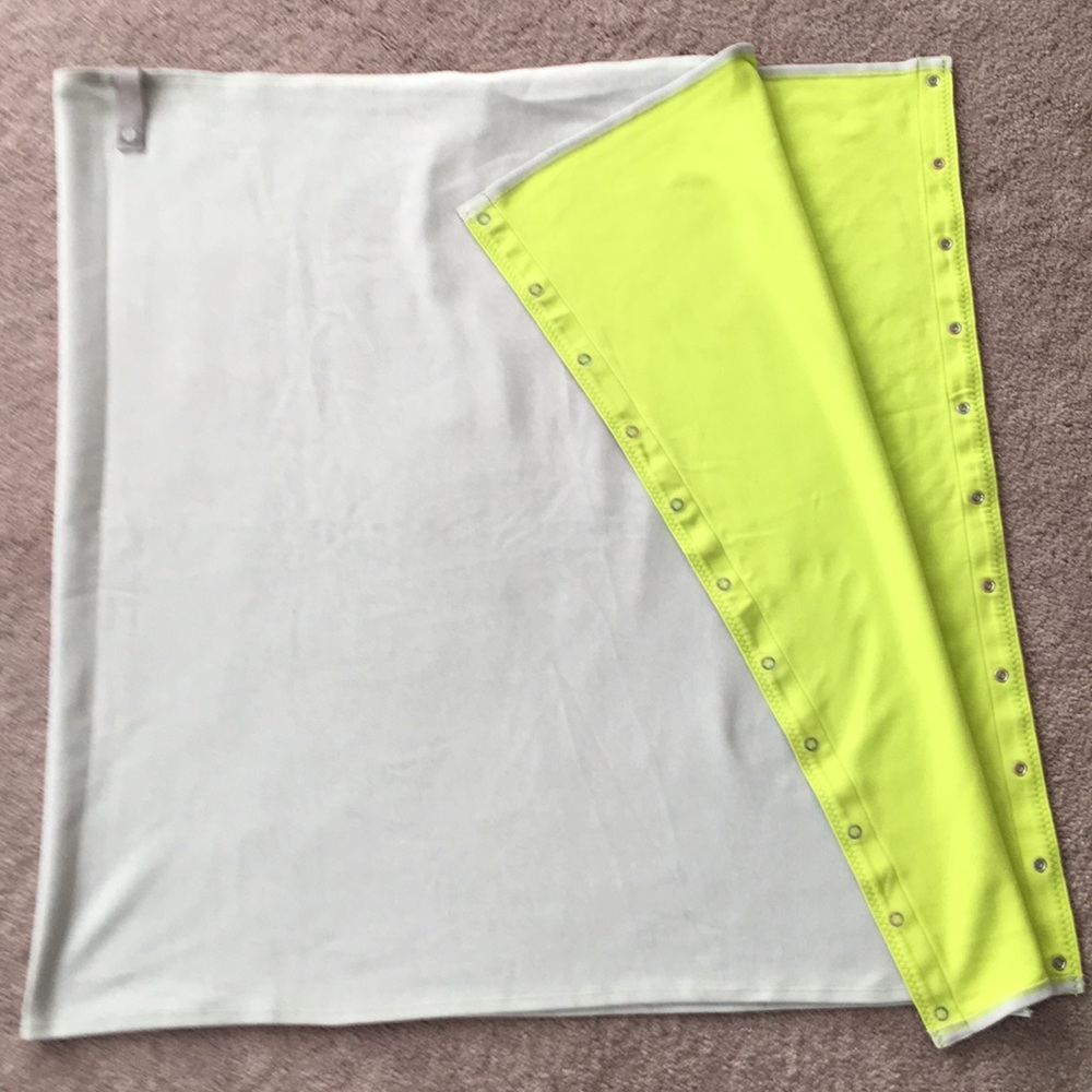 Lululemon Gray/Green Vinyasa Scarf/Wrap